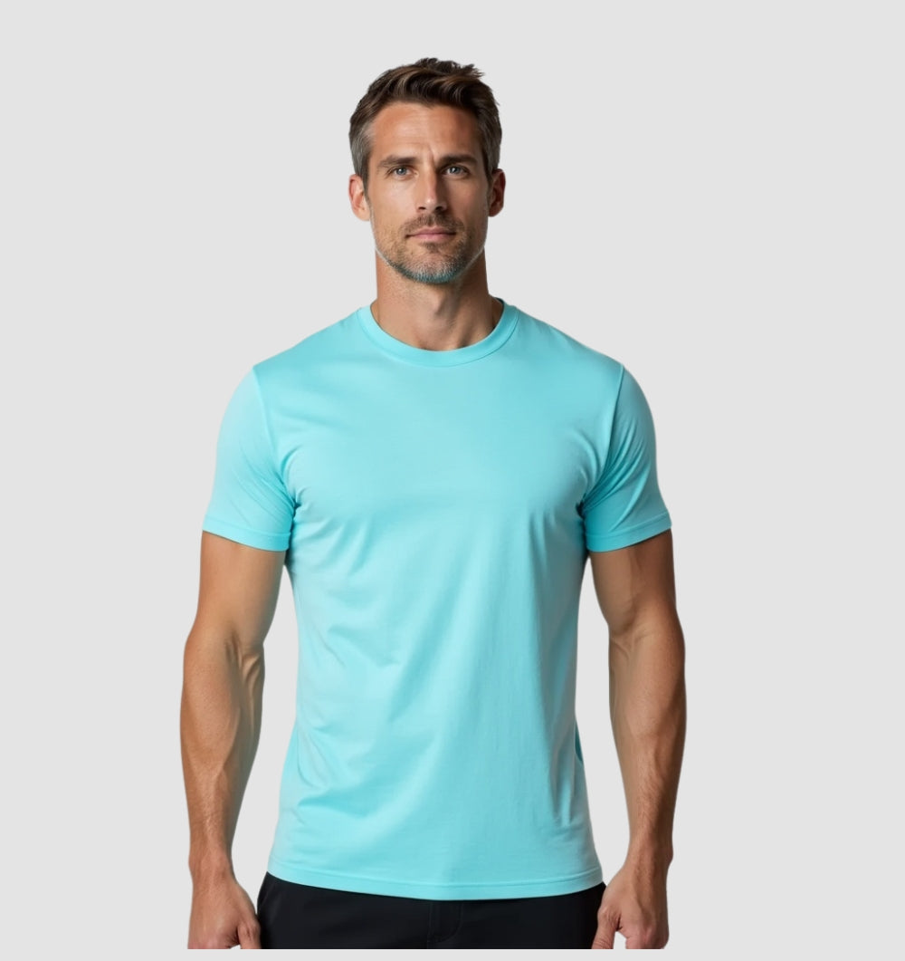 A T-shirt Tech – Azul Turquesa