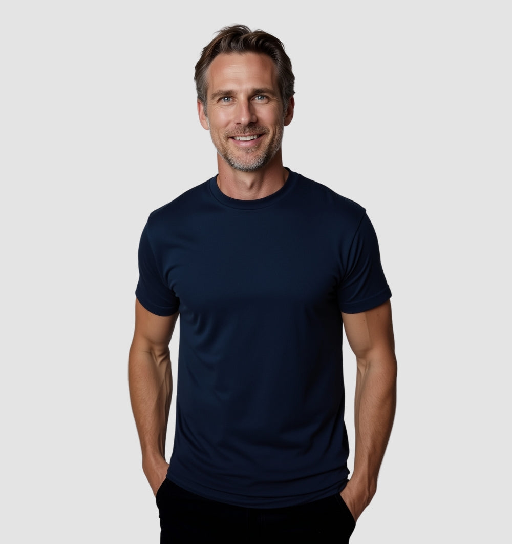 A T-shirt Tech – Azul Marinho