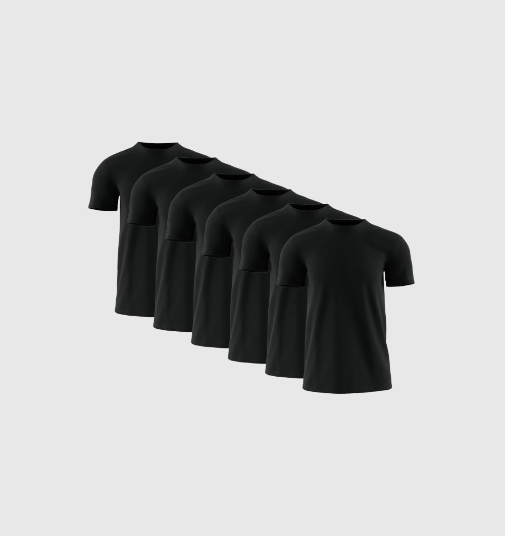 Kit com 6 – Preto