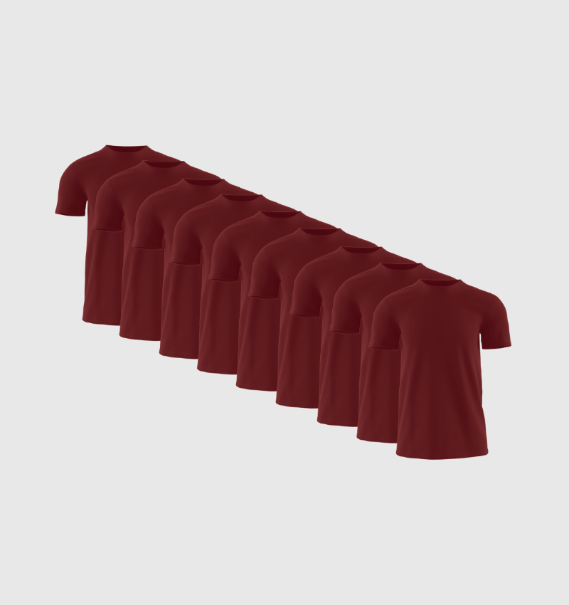 Kit com 9 - Vermelho borgonha - Fincut Portugal